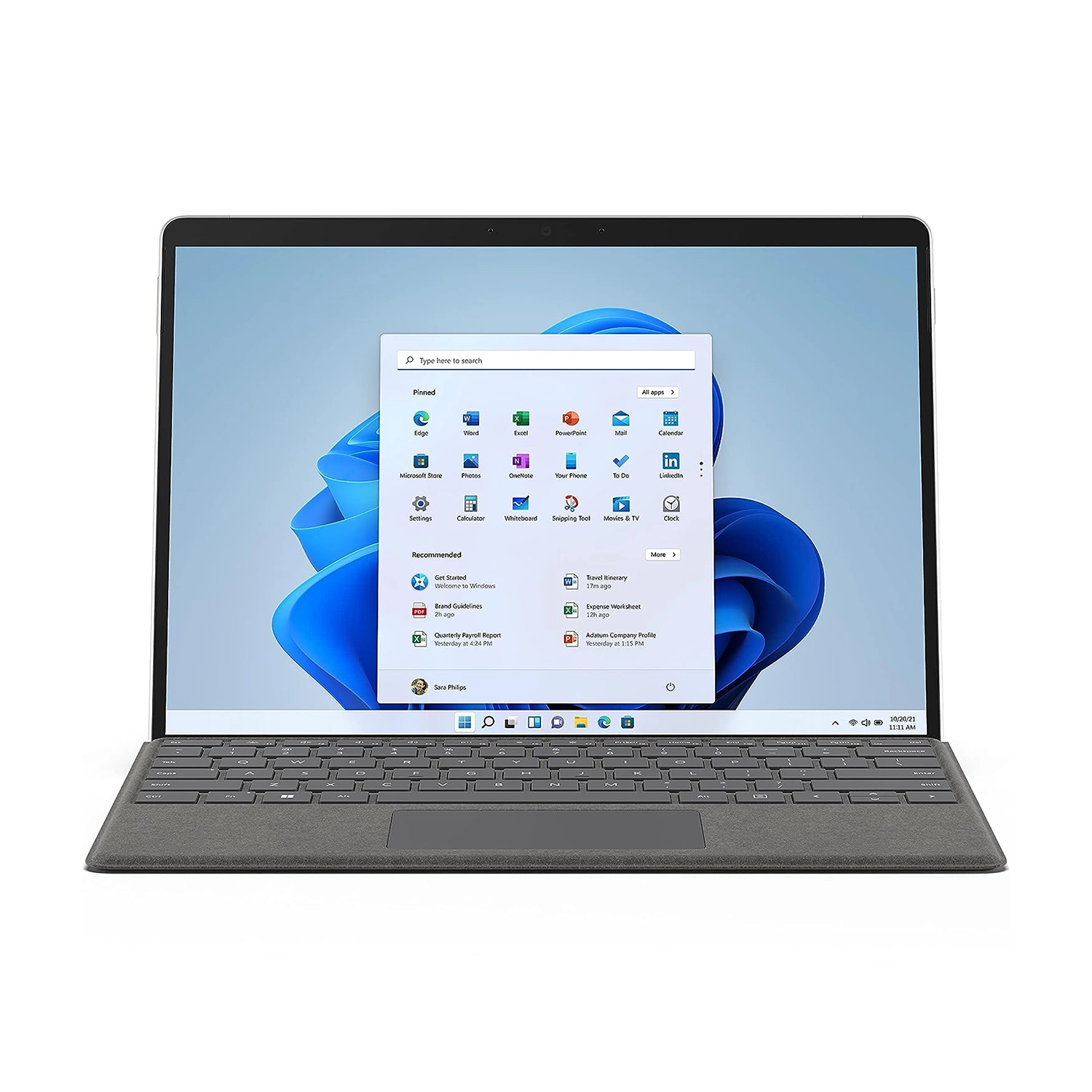 Microsoft Surface Pro 8, 13 Inch (Silver) Intel Core i5, 8GB RAM, 256GB SSD, Windows 11 Home
