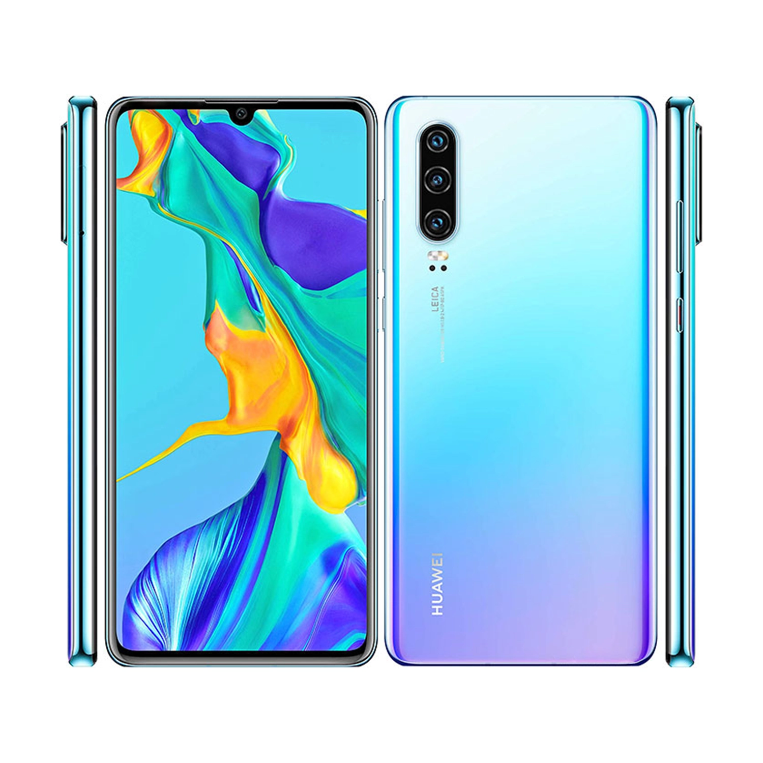 Huawei P30 Android Smartphone (128GB Storage, Amber Sunrise) - Image 2