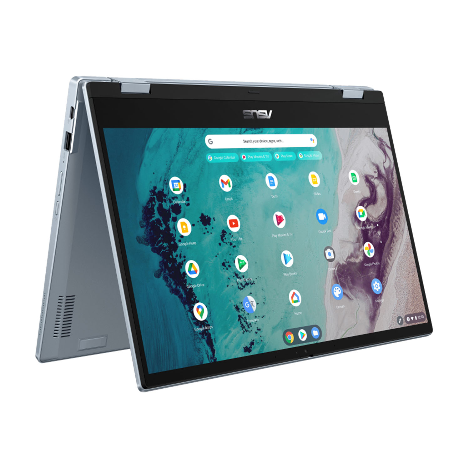 ASUS CHROMEBOOK 360 FLIP,CORE i3 11TH GEN, 8GB DDR4/128GB SSD, 15.6" LED TOUCH SCREEN DISPLAY
